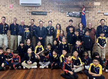 2nd Castle Hill Scouts Volunteer Grant Presentation 