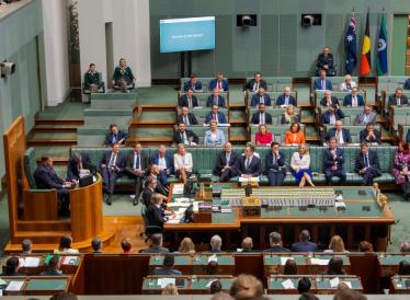 Official Opening of 48th Parliament - addressing the newly elected Speaker