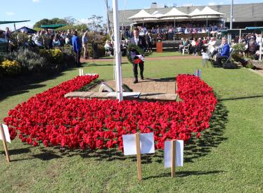 ANZAC Day commemorative service at The Hills Club