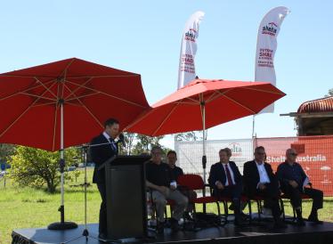 Sod turning ceremony Shelta Australia new HQ @ Rouse Hill
