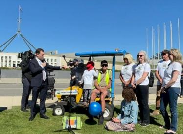 Woz Acott @ Motor Neurone Disease (MND) event at Parliament House