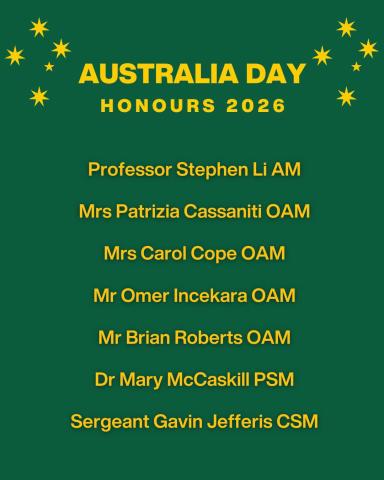 Locals honoured Australia Day 2026 Locals honoured Australia Day 2026