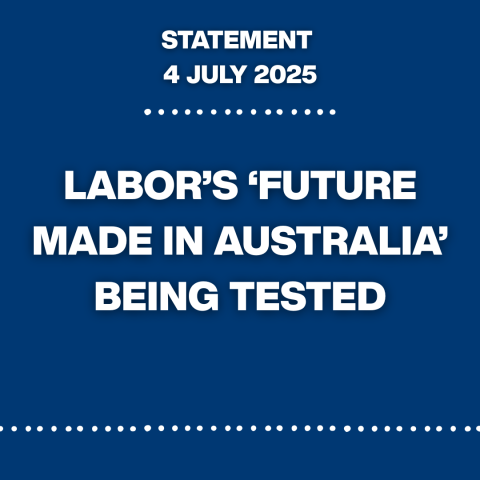 Labor’s ‘Future Made in Australia’ being tested